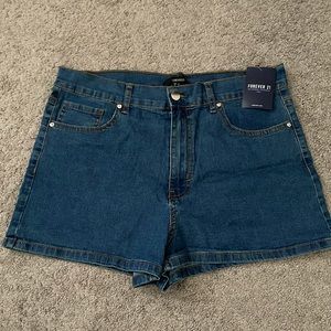 High Waist denim short